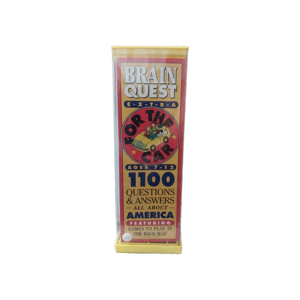 Brain Quest Extra for the Car by Sharon Gold All about American 1,100 Questions